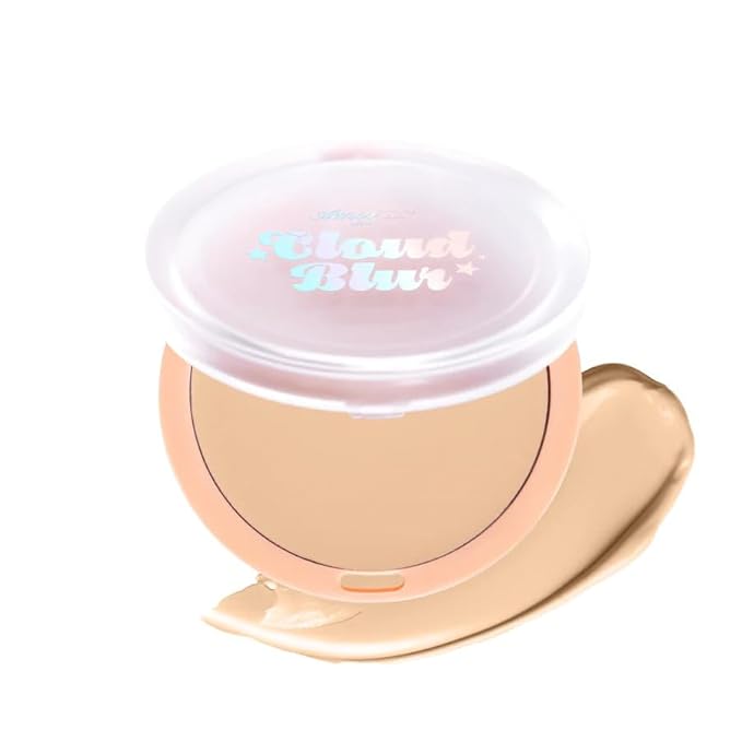 Beauty Amorus Cloud Blur Matte Balm Foundation, Full Coverage, Creamy Smooth Made in Korea, K-Beauty, Even Buildable Texture, Patch Free, Easy to Blend (Ivory, 0.3 oz)
