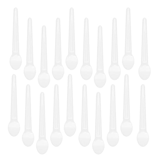 100pcs Makeup Scoop Cosmetic Scoop Face Cream Spatula Face Cream Scoop Face Mask Scoop Cosmetic Spatula Makeup Spoon