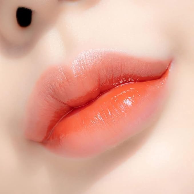 keybo Lip Plumper Dotom Lip Plus 16 Colors, 3 Steps Extreme Plumping Clear Lip Gloss by Essence Lip Care Oil & 16 Color Tints from Korean Makeup (05. Summer Orange)
