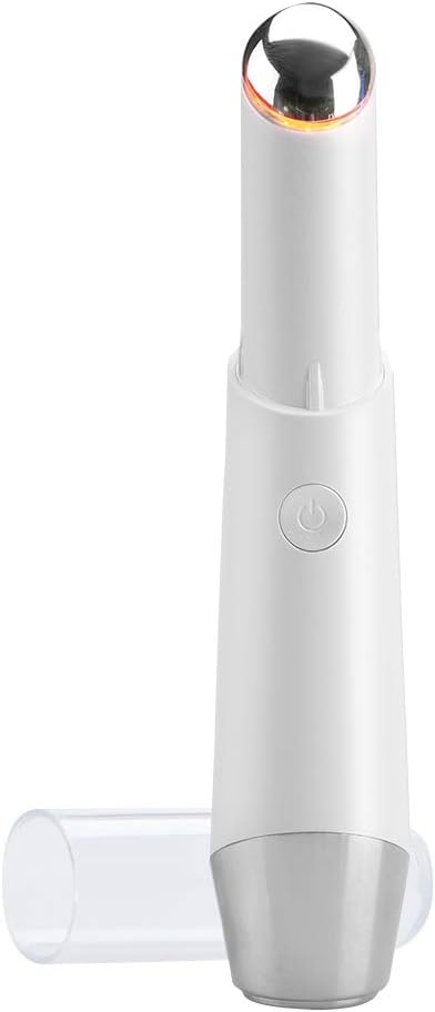 Eye Face Massage Tool Wand Pen, Portable Electric Eye Lift Wand Heated Warm Eye Lip Massager Vibration Skin Care Tool for Eyes
