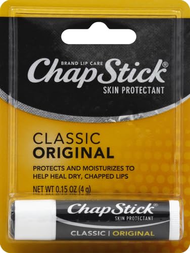 ChapStick Classic Original Lip Balm Tube, Lip Care - 0.15 Oz (1 Blister Pack)
