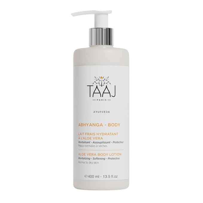 | Refreshing Body Milk with Aloe Vera – Soothes, Hydrates & Revitalizes | Regenerating, Softening & Protective Actives | Non-Greasy Finish |Ayurvedic Skincare | 97% natural & Vegan | 13.5 fl oz