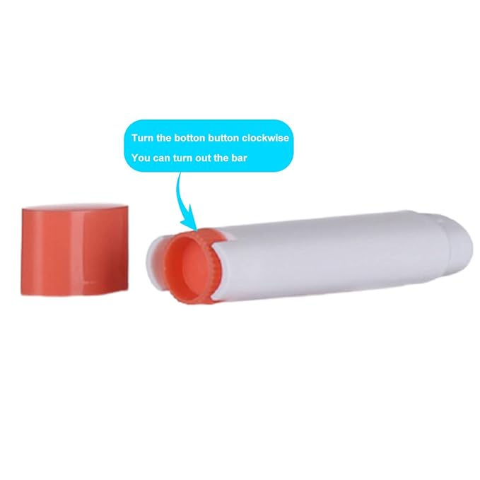 5ml 25Pcs Empty Oval Deodorant Lip balm Tubes Containers Twist-up Refillable Containers for Lipstick,Chapstick,Homemade Lip balm,DIY Deodorants(Pink White)