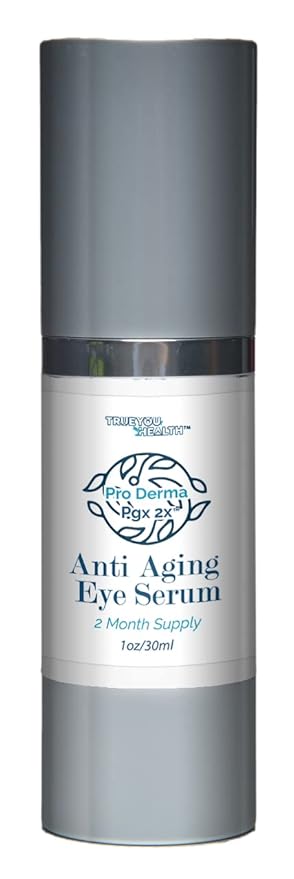 Pro Derma Pgx 2x Anti Aging Eye Serum - 2 Month Supply - Improved Formula to Promote Youthful Appearance - Support Reduced Puffiness & Undereye Bags - Minimize Appearance of Wrinkles & Dark Circles