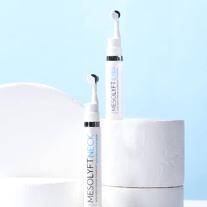 Neck & Eyes Combo Skincare Tool under Eye Serum With Neck Line Remover Neck and Décolletage Beuty Tool & Under Eye Wrinkle Filler Exfoliates the Skin, Visibly Firm & Smooth Necklines