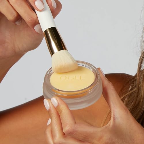 Ogee Makeup Brush Set - Includes Professional Quality Foundation Blender Brush, Ultra-Soft, Precision Brush & Makeup Brush Cleaner