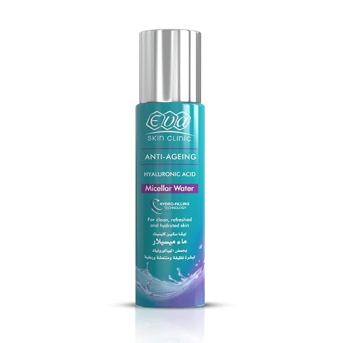 Eva Anti-Aging Skin Clini Hyaluronic Acid Micellar Water Makeup Remover (200 ml / 6.7 oz)