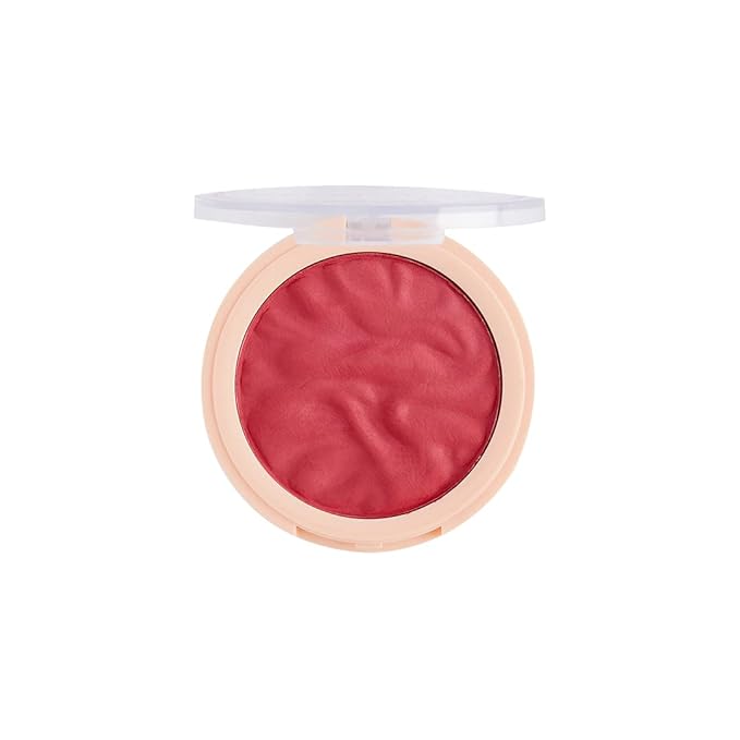 Revolution Beauty, Blusher Reloaded, Pressed Powder Face Blusher, Highly Pigmented & Long Lasting Formula, Rose Kiss, 0.26 Oz.