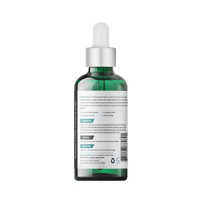 G+H Strengthening Oil | Promotes Thicker, Fuller Hair & Healthy Scalp | With Pumpkin & Rosemary for Healthy Hair | For All Hair Types (2 fl oz)