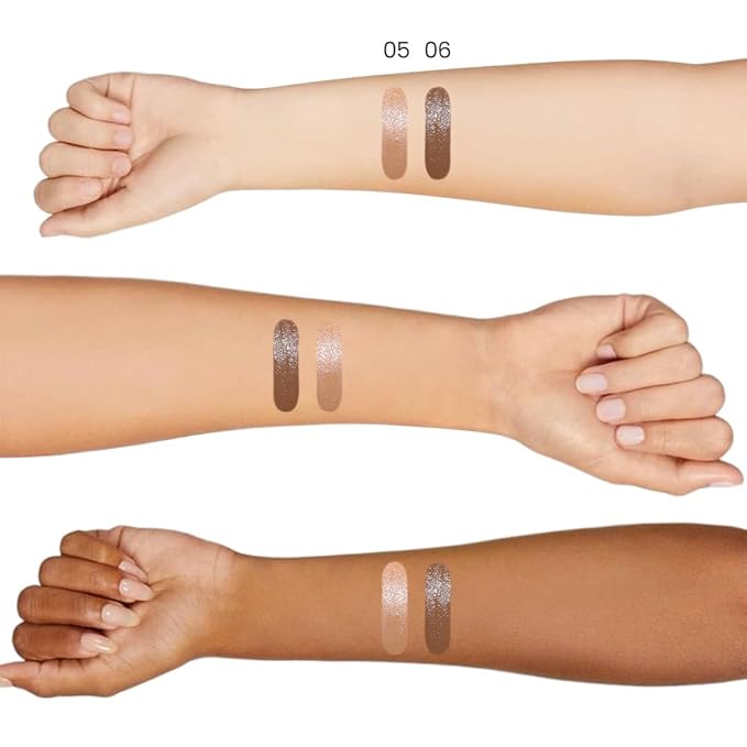 2 Pack Liquid Foundation Cream for Face Makeup,Durable Full Coverage Matte Concealer Make Up,Oil Control & Waterproof Base Primer -0.35+0.35 Fl.Oz (05+06#)
