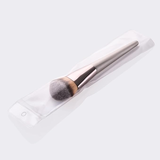 Professional Angled Foundation Brush Premium Synthetic Kabuki Makeup Brush Bronzer Contour Brush Cosmetic Applicator for Blending Liquid Powder BB Cream Vegan Brochas de Maquillaje