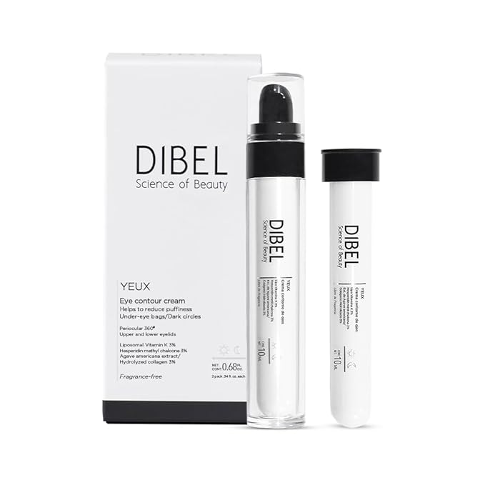 Dibel Yeux – Eye Contour Cream – 360° Periocular Care - Prevents expression lines – Includes refill