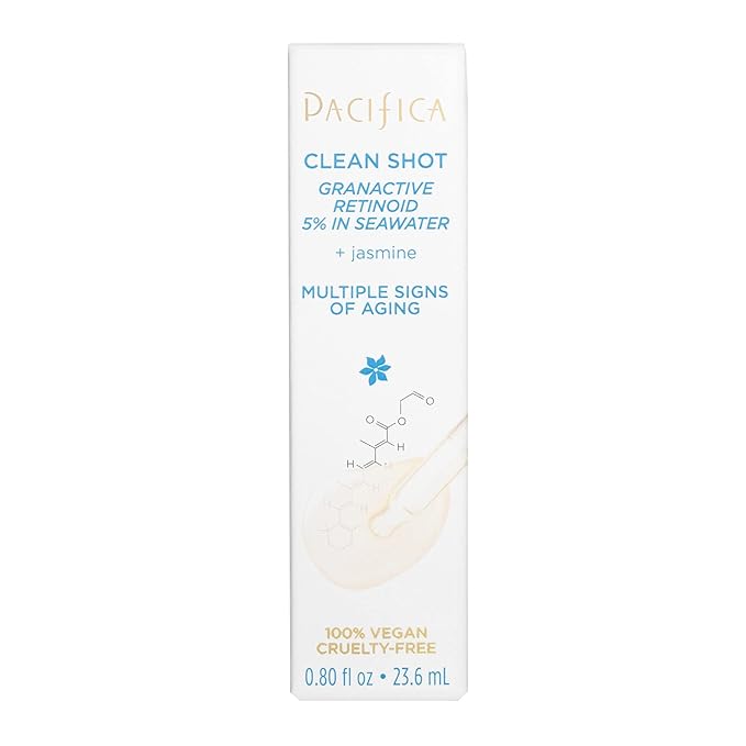 Pacifica Clean Shot Granactive Retinoid 5 Percent In Seawater Unisex, 0.8 Oz