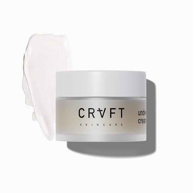 CRVFT Under Eye Cream | Brighten Dark Circles/Reduce the Appearance of Puffy Eyes | Peppermint Scented w/Caffeine | 30-Day Supply [.25 ounces]