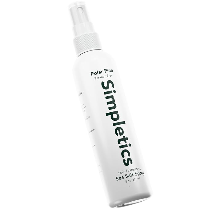 Himalayan Sea Salt Spray for Hair - All Natural, 5 Ingredient Texturizing and Volumizing Product - Beach Look To Add Volume & Texture - Unisex - 240ml