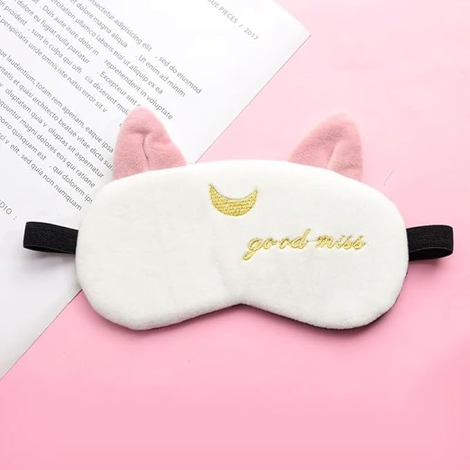 2PCS Eye Mask for Sleeping Cute Sailor Moon Natural Sleep Eye Mask Eyeshade Cover Shade Eye Patch Soft Portable Blindfold Travel Eyepatch for Girls Boys Women Men