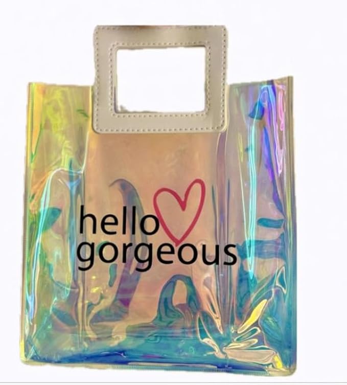 Bath & Body Works - 3 Piece Bundle - Spray - Body Cream - Shower Gel - Full Size and Gift Bag HELLO GORGEOUS (A Thousand Wishes)