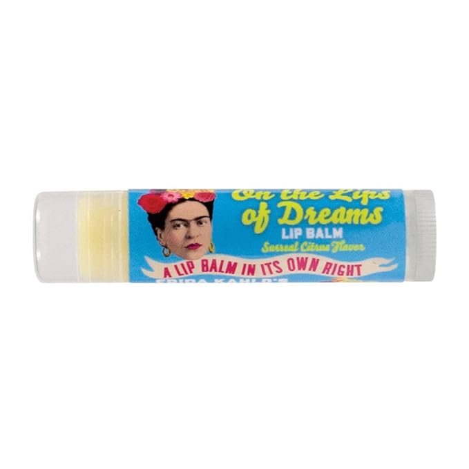 Frida Kahlo's On the Lips of Dreams Lip Balm Tube, Citrus Flavored - Cruelty-Free and Made in the USA from Natural and Imported Ingredients
