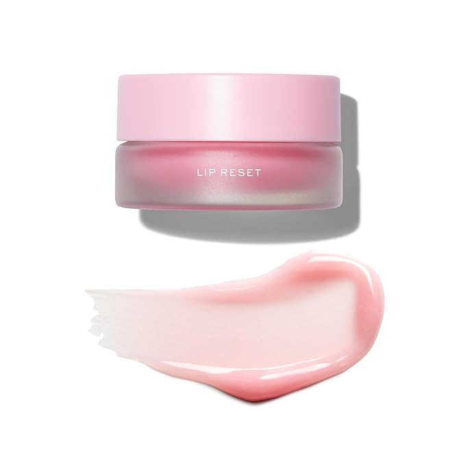 MAKE Beauty Lip Reset Overnight Lip Mask. Nourishing, Hydrating Lip Treatment for Dry, Flaky Lips. Plumps, Softens, and Smooths. Lunar Lemonade Flavor