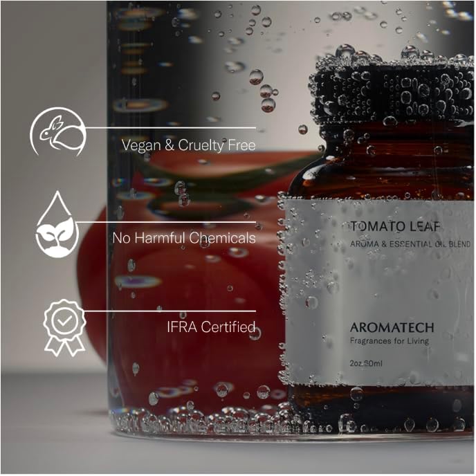 AromaTech Tomato Leaf Essential Oils - for Aroma Oil Scent Diffusers (60 mL, Tomato Leaf)