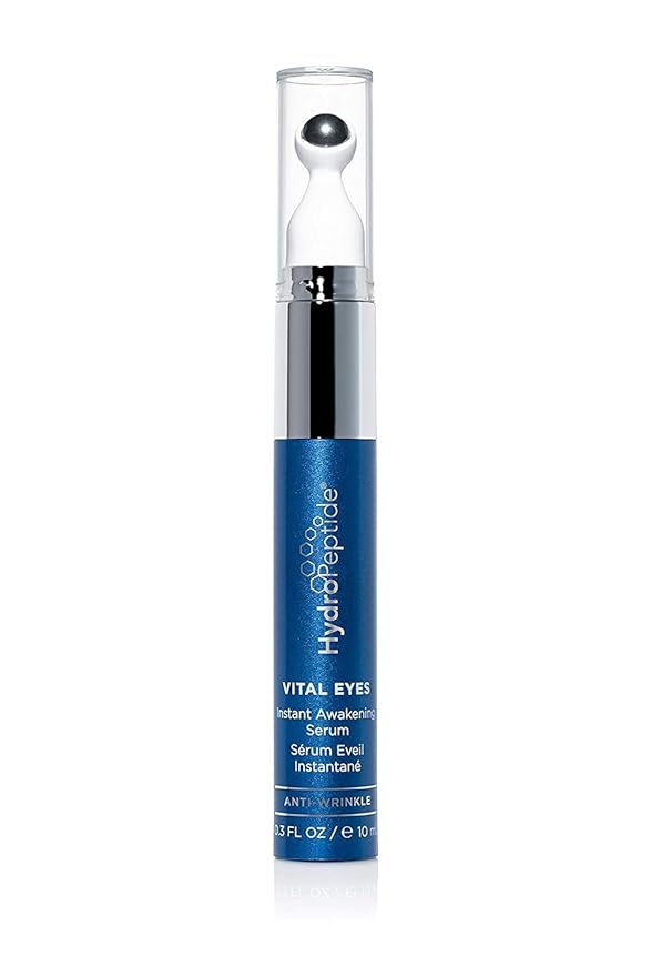 HydroPeptide Vital Eyes, Instant Awakening Serum, Cooling Rollerball, Hydrate and Brighten, 0.3 Ounce