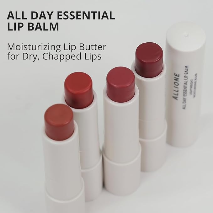 All Day Essential Tinted Lip Balm 03 Bite Watermelon | Natural Gloss Balm, Moisturizing Lip Care, Deep Nourishing Plant-Based Chapstick, Lasting Hydration Lip Butter for Dry Cracked Chapped Lips