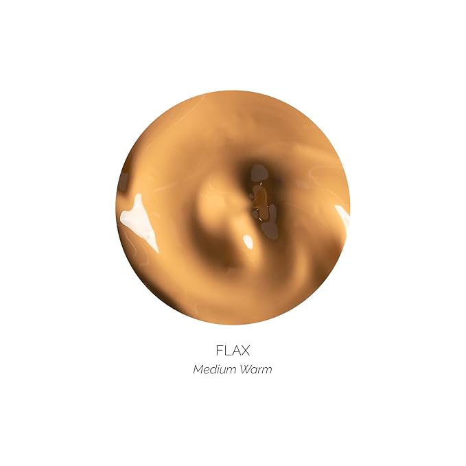 OFIR Skin Satin Medium Coverage Foundation | Buildable, Non-Creasing Finish | Vegan, Cruelty-Free, Paraben-Free Makeup | Blue Light Protection | 1 FL OZ (Flax - Medium Warm)