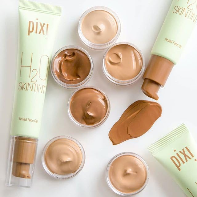 Pixi Beauty H2O SkinTint Tinted Face Gel, 1.2 fl oz / 35 ml, Vanilla