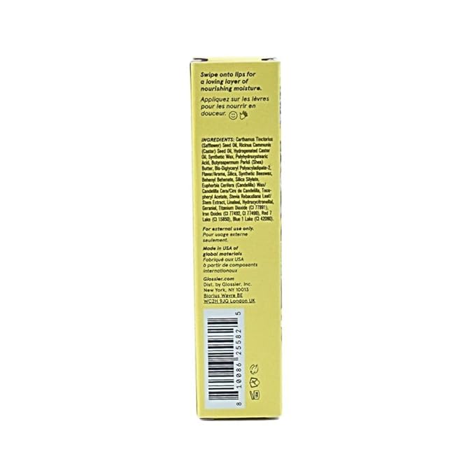 Glossier Balm Dotcom Lip Balm and Skin Salve - Lavender - sheer purple tint