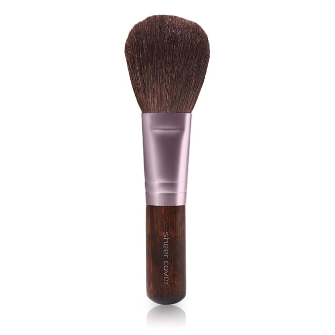 Sheer Cover Perfect Shade - Mineral Foundation Makeup Kit w Free Foundation Brush - Medium Shade - Foundation Powder Makeup and Mineral Makeup, Best Full Coverage Foundation 4 Grams