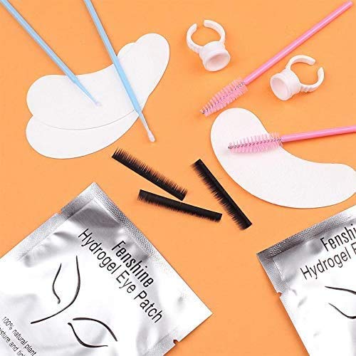 Fenshine 100 Pairs Eyelash Extension Eye Pads Lint Free Hydrogel Eye Patches Professional Under Eye Gel Pads for Lash Extensions Supplies (100 Pairs) …
