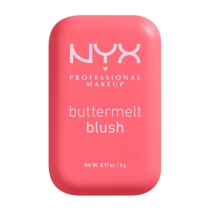 NYX PROFESSIONAL MAKEUP Buttermelt Powder Blush, Fade and Transfer-Resistant Blush, Up to 12HR Make Up Wear, Vegan Formula - U Know Butta