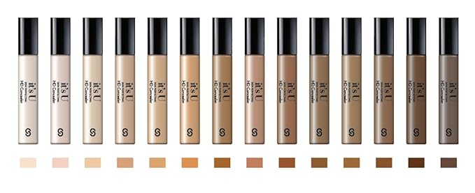 Sistar it's U Skin Perfecting HD Concealer Full Coverage Lightweight Long Lasting Correcting Liquid Contour Cover Masker Makeup 5 ml / 0.17 fl. oz (Deep Espresso)