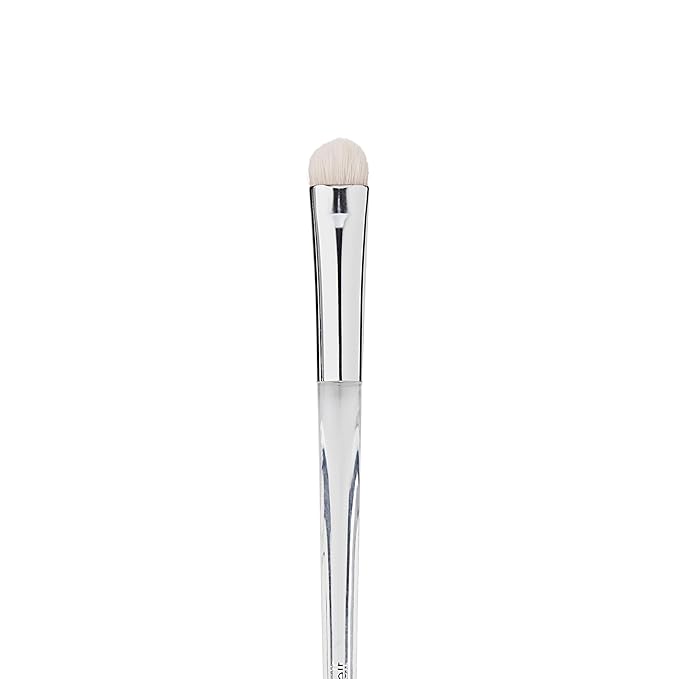 e.l.f. Precision Eyeshadow Brush, Medium-Sized, Tapered, Soft, Synthetic, Luxurious, Blends, Highlights, Contours, Shades, Applies Color, Easy To Clean