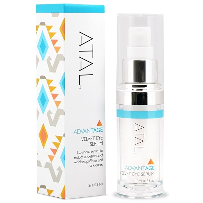 – Advantage Velvet Eye Serum, Reduce Eye Puffiness, Dark Circles, Anti Aging Eye Cream, Firms, Hydrated, Haloxyl, Eyeliss, Matrixyl 3000, Hyaluronic Acid, Non Greasy, Fragrance Free (0.5 oz.)