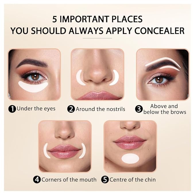 1 Pack Matte Oil Free Concealer Foundation Cream,Professional Make-up Base Facial Matte Full Coverage Liquid Tattoo Concealer Hide Foundation Primer Makeup.Long-Lasting-1 Fl.Oz (06 TAN)