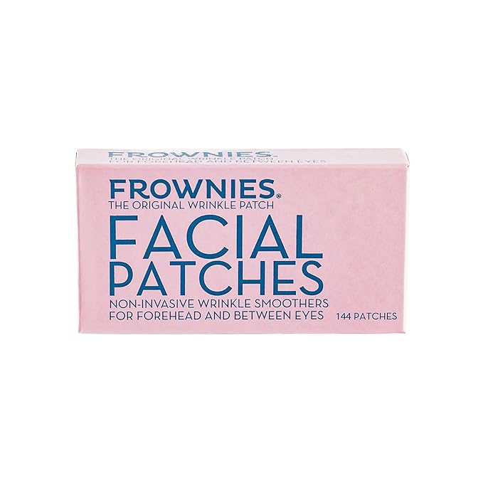 Forehead and Between the Eyes Facial Patches - Hypoallergenic Patches to Smooth & Soften Forehead Horizontal & Eleven Lines - For Overnight Use, 144 count