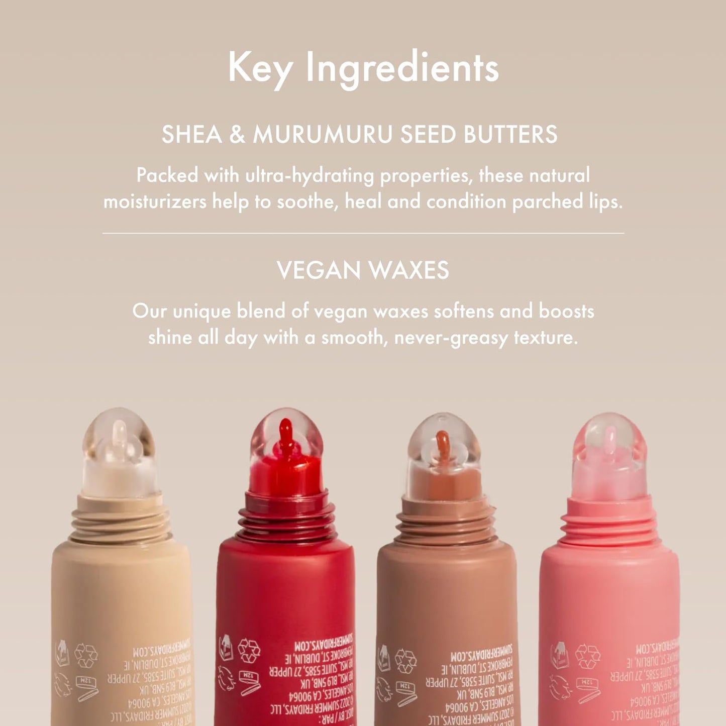 Summer Fridays Lip Butter Balm - Conditioning Lip Mask and Lip Balm for Instant Moisture, Shine and Hydration - Sheer-Tinted, Soothing Lip Care - Vanilla (.5 Oz)