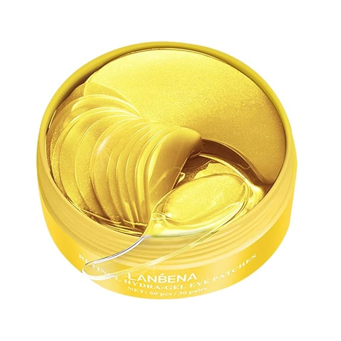 30 Pairs Hyaluronic Acid Collagen Eye Mask,Moisturizing Brightening Eye Mask, Eyes Treatment for Reducing Dark Circles, Lighten Wrinkles Anti-Aging, Fine Lines Eye Bags Puffiness for Women Men