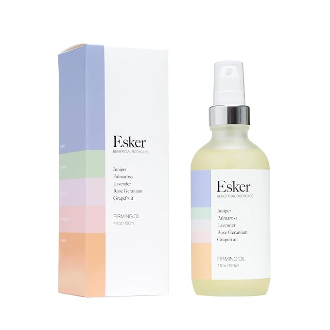 ESKER Beauty Firming Body Oil | (4 oz) | Plant-Based Serum Firms and Tightens Skin | Clean Beauty