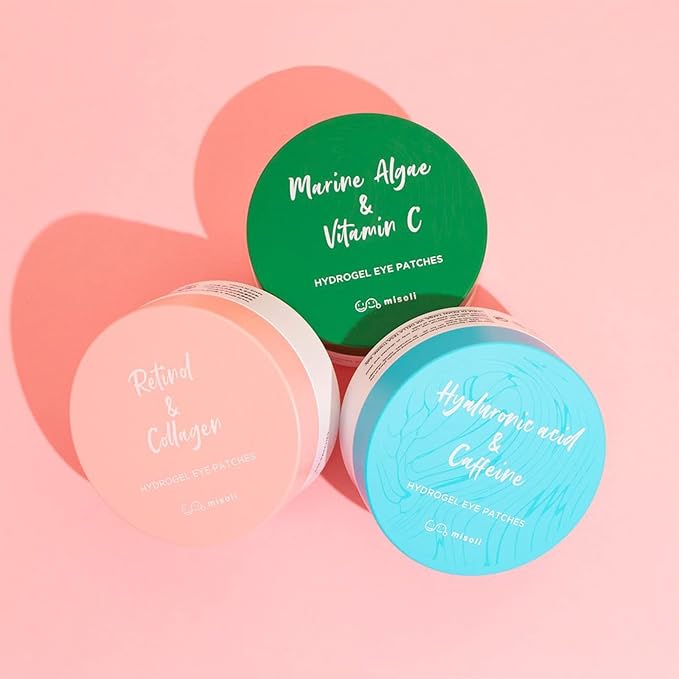 Retinol & Collagen Under Eye Patches - Under Eye Patch for Puffy Eyes & Bags, Dark Circles and Puffiness, Cooling Patches for Skincare, Under Eye Patchess for Beauty & Personal Care
