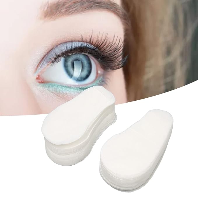 400pcs Disposable Eye Mask Paper, Moisturizing Pure Cotton DIY Sheet for Under Eye Dark Circles, Irritating DIY Eye Supplies