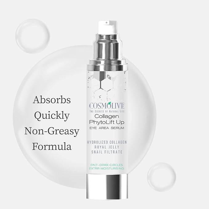 Eye Cream for Dark Circles and Puffiness - Rapid Reduction Under Eye Care Collagen Treatment Serum 1.7 oz