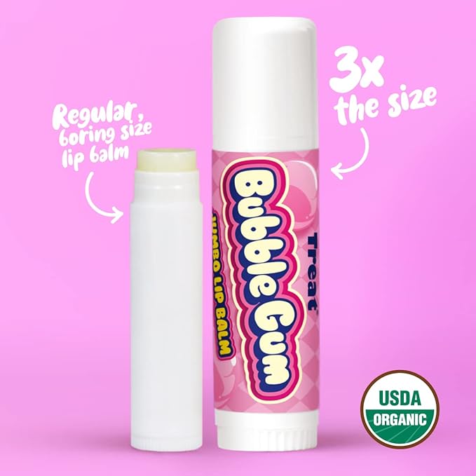 TREAT© Jumbo - Cruelty Free .50 OZ (BUBBLE GUM LIP BALM)