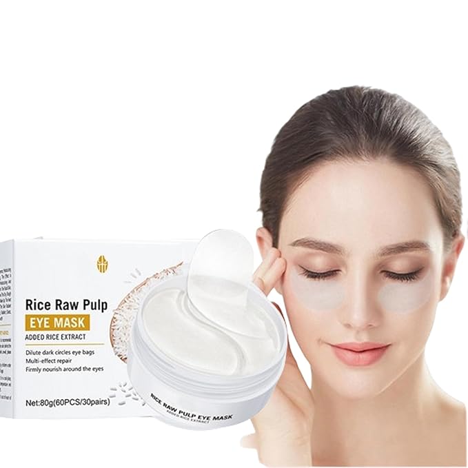 Under Eye Patches for Dark Circles, Puffiness and Eye Bags, Eye Mask,Wrinkle Treatment Anti-Aging Rejuvenating Moisturizing Skin Care 60PCS Collagen Eye Gel Pads Anti-Wrinkle Eye Patches