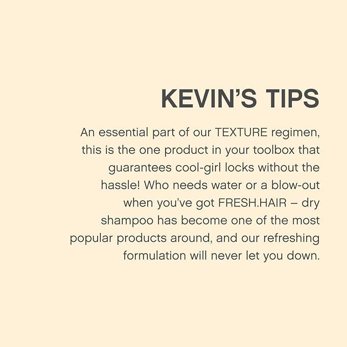 KEVIN.MURPHY FRESH.HAIR - Dry Shampoo Spray - For All Hair Types - Sulphate-Free Dry Shampoo - 100 mL / 3.4 oz
