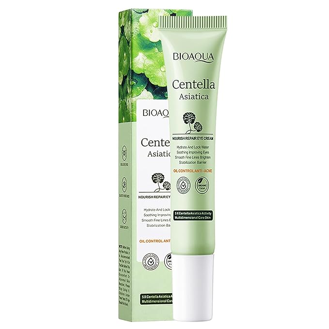 BIOAQUA Centella Asiatica Nourish Repair Eye Cream Soothing Oil Control Anti-Acne 20g / 0.7oz