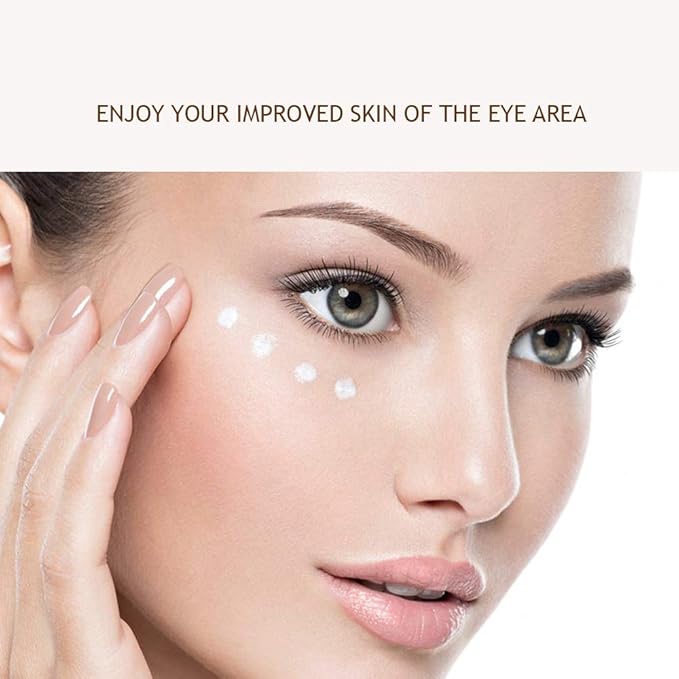 Eye Electro Vibro Purifying Cream Caviar Nettoyante Anti-Aging Removes Dark Circles Sodium Hyaluronate