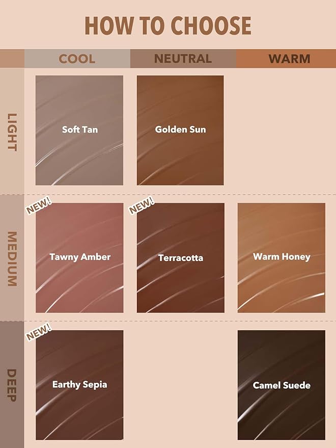 SHEGLAM Sun Sculpt Cool Toned Liquid Contour Stick Long Lasting Cream Bronzer Makeup - Terracotta