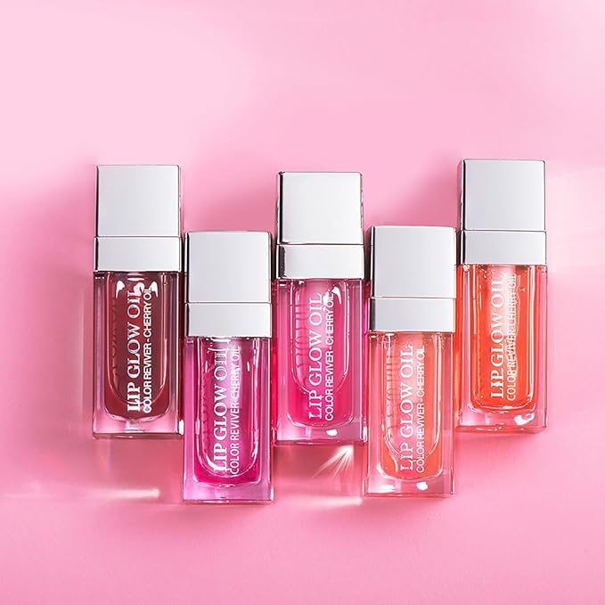 Hydrating Lip Glow Oil Moisturizing Plumping Lip Tint Lip Gloss Transparent Lip Balm Long Lasting Nourishing Repairing Lightening Lip Lines (004# CORAL)